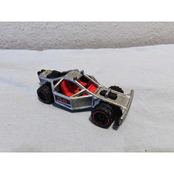 Hot Wheels 2000 First Editions Roll Cage 13 Mattel Wheels Silver Loose G40 - Picture 2 of 11